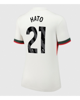 Chelsea Jorrel Hato #21 Maglia Gara Trasferta Repliche 2025-26 Donna Maniche Corte